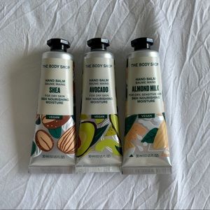 3 bodyshop hand creams